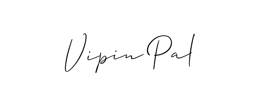 Also we have Vipin Pal name is the best signature style. Create professional handwritten signature collection using Allison_Script autograph style. Vipin Pal signature style 2 images and pictures png