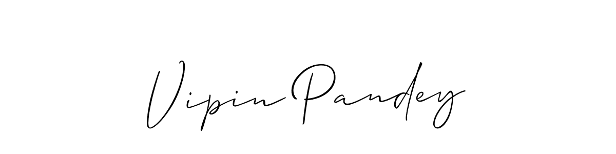 You should practise on your own different ways (Allison_Script) to write your name (Vipin Pandey) in signature. don't let someone else do it for you. Vipin Pandey signature style 2 images and pictures png