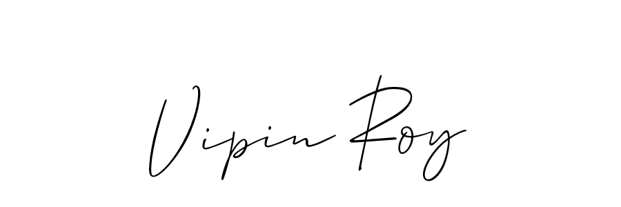 if you are searching for the best signature style for your name Vipin Roy. so please give up your signature search. here we have designed multiple signature styles  using Allison_Script. Vipin Roy signature style 2 images and pictures png