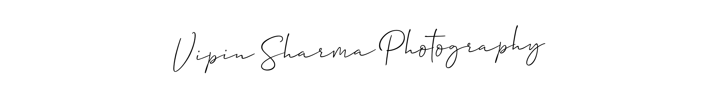 Similarly Allison_Script is the best handwritten signature design. Signature creator online .You can use it as an online autograph creator for name Vipin Sharma Photography. Vipin Sharma Photography signature style 2 images and pictures png