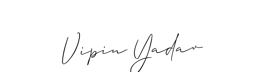 Best and Professional Signature Style for Vipin Yadav. Allison_Script Best Signature Style Collection. Vipin Yadav signature style 2 images and pictures png