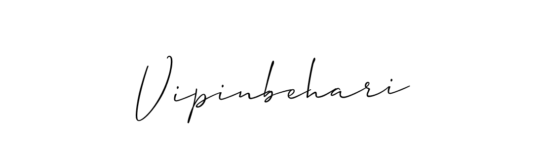 Also we have Vipinbehari name is the best signature style. Create professional handwritten signature collection using Allison_Script autograph style. Vipinbehari signature style 2 images and pictures png