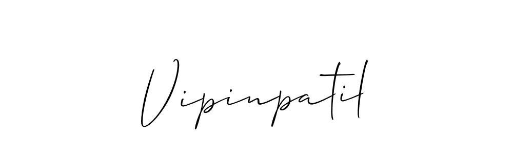 How to Draw Vipinpatil signature style? Allison_Script is a latest design signature styles for name Vipinpatil. Vipinpatil signature style 2 images and pictures png