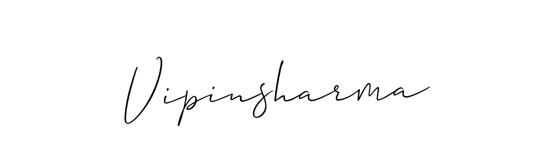 Similarly Allison_Script is the best handwritten signature design. Signature creator online .You can use it as an online autograph creator for name Vipinsharma. Vipinsharma signature style 2 images and pictures png