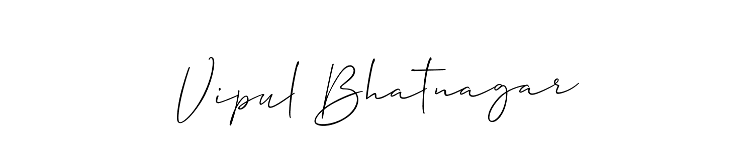 Best and Professional Signature Style for Vipul Bhatnagar. Allison_Script Best Signature Style Collection. Vipul Bhatnagar signature style 2 images and pictures png