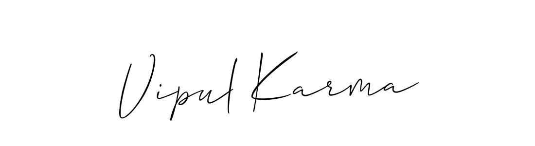 Make a beautiful signature design for name Vipul Karma. Use this online signature maker to create a handwritten signature for free. Vipul Karma signature style 2 images and pictures png