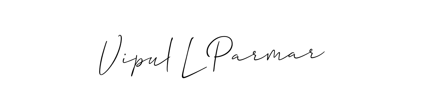 Once you've used our free online signature maker to create your best signature Allison_Script style, it's time to enjoy all of the benefits that Vipul L Parmar name signing documents. Vipul L Parmar signature style 2 images and pictures png