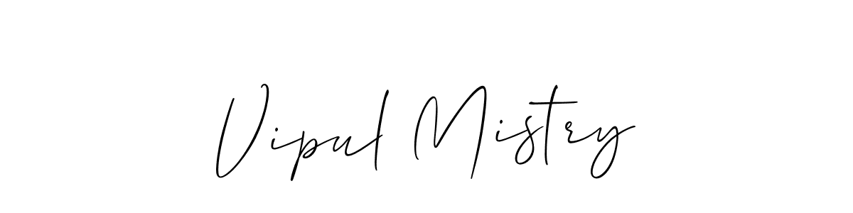 Best and Professional Signature Style for Vipul Mistry. Allison_Script Best Signature Style Collection. Vipul Mistry signature style 2 images and pictures png