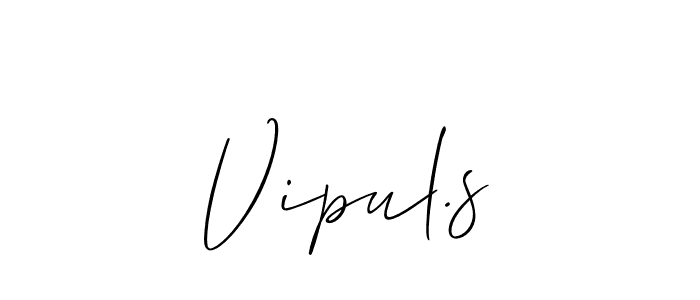 Once you've used our free online signature maker to create your best signature Allison_Script style, it's time to enjoy all of the benefits that Vipul.s name signing documents. Vipul.s signature style 2 images and pictures png