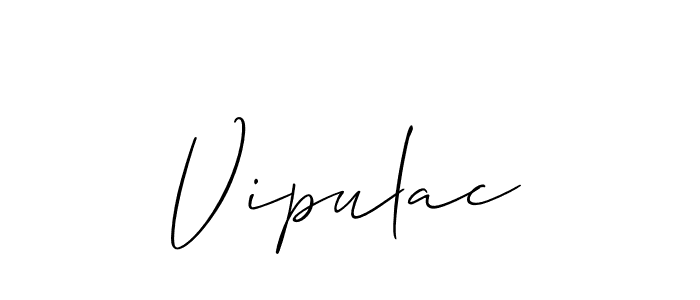 Similarly Allison_Script is the best handwritten signature design. Signature creator online .You can use it as an online autograph creator for name Vipulac. Vipulac signature style 2 images and pictures png