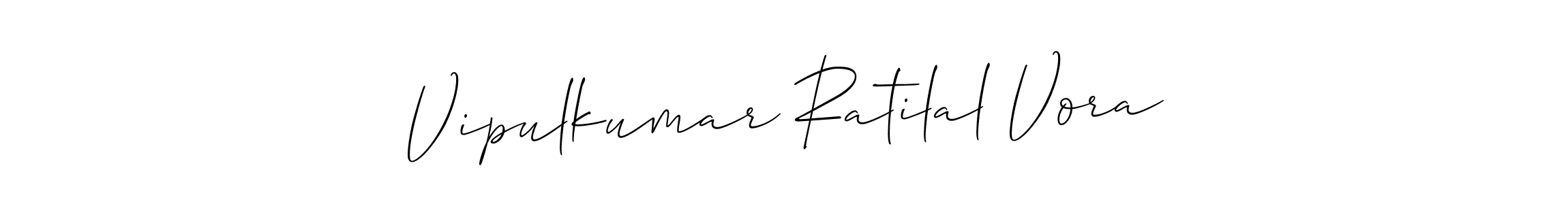 Use a signature maker to create a handwritten signature online. With this signature software, you can design (Allison_Script) your own signature for name Vipulkumar Ratilal Vora. Vipulkumar Ratilal Vora signature style 2 images and pictures png