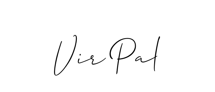 Make a beautiful signature design for name Vir Pal. Use this online signature maker to create a handwritten signature for free. Vir Pal signature style 2 images and pictures png