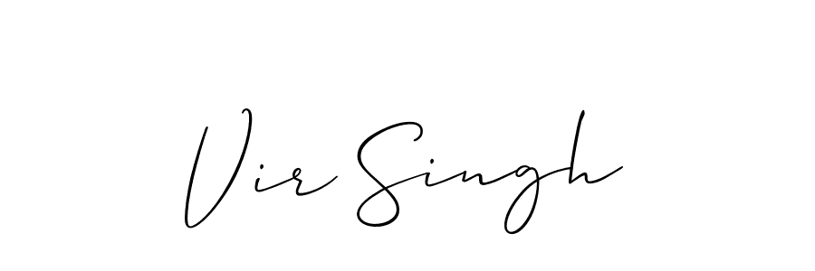 You should practise on your own different ways (Allison_Script) to write your name (Vir Singh) in signature. don't let someone else do it for you. Vir Singh signature style 2 images and pictures png