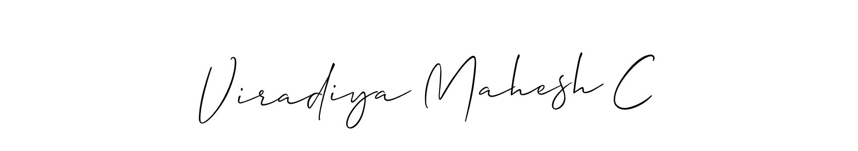 You should practise on your own different ways (Allison_Script) to write your name (Viradiya Mahesh C) in signature. don't let someone else do it for you. Viradiya Mahesh C signature style 2 images and pictures png