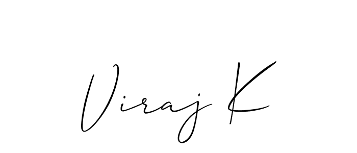 You can use this online signature creator to create a handwritten signature for the name Viraj K. This is the best online autograph maker. Viraj K signature style 2 images and pictures png