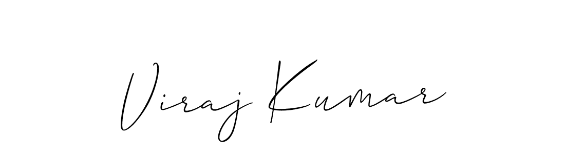 You should practise on your own different ways (Allison_Script) to write your name (Viraj Kumar) in signature. don't let someone else do it for you. Viraj Kumar signature style 2 images and pictures png