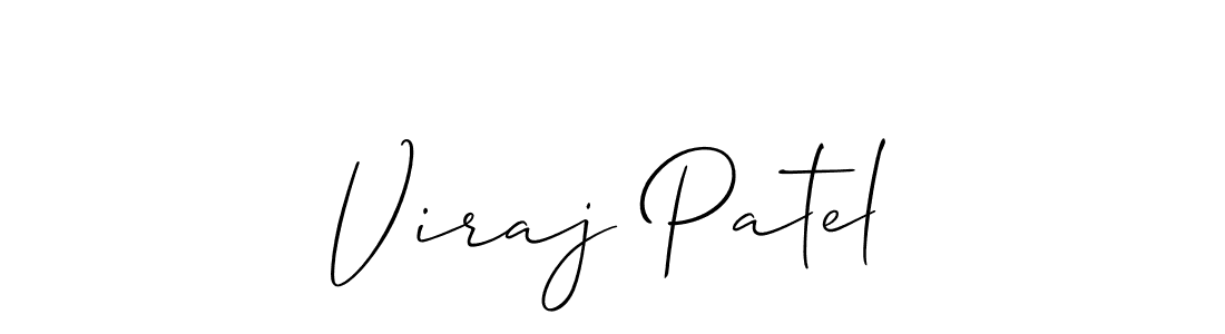 Also You can easily find your signature by using the search form. We will create Viraj Patel name handwritten signature images for you free of cost using Allison_Script sign style. Viraj Patel signature style 2 images and pictures png