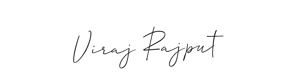 Allison_Script is a professional signature style that is perfect for those who want to add a touch of class to their signature. It is also a great choice for those who want to make their signature more unique. Get Viraj Rajput name to fancy signature for free. Viraj Rajput signature style 2 images and pictures png