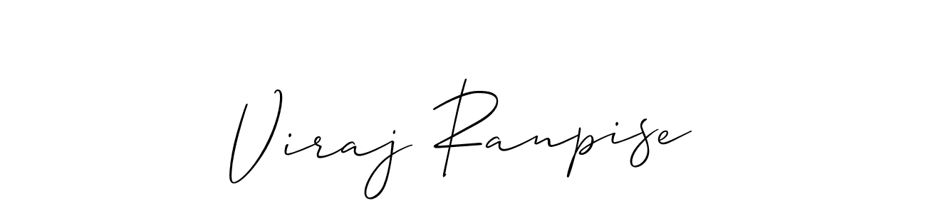 Also You can easily find your signature by using the search form. We will create Viraj Ranpise name handwritten signature images for you free of cost using Allison_Script sign style. Viraj Ranpise signature style 2 images and pictures png