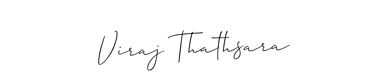 Best and Professional Signature Style for Viraj Thathsara. Allison_Script Best Signature Style Collection. Viraj Thathsara signature style 2 images and pictures png