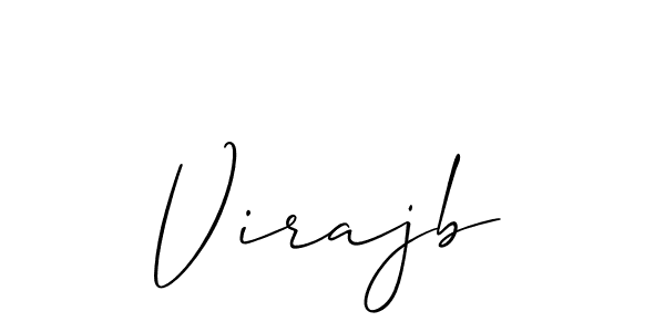 Make a beautiful signature design for name Virajb. Use this online signature maker to create a handwritten signature for free. Virajb signature style 2 images and pictures png