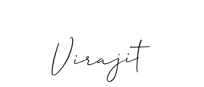 It looks lik you need a new signature style for name Virajit. Design unique handwritten (Allison_Script) signature with our free signature maker in just a few clicks. Virajit signature style 2 images and pictures png