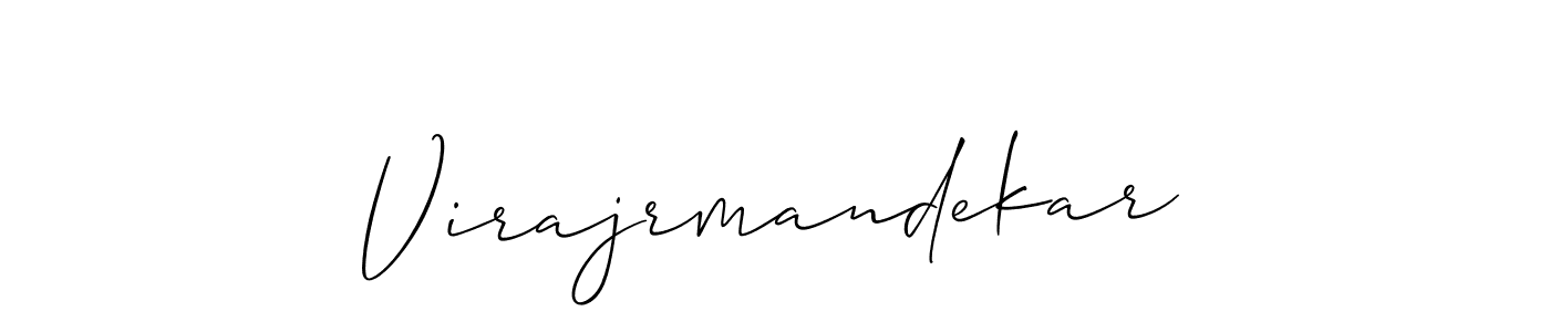 Make a beautiful signature design for name Virajrmandekar. With this signature (Allison_Script) style, you can create a handwritten signature for free. Virajrmandekar signature style 2 images and pictures png