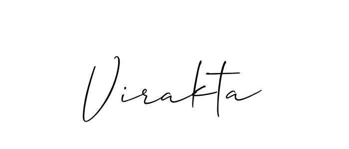 It looks lik you need a new signature style for name Virakta. Design unique handwritten (Allison_Script) signature with our free signature maker in just a few clicks. Virakta signature style 2 images and pictures png