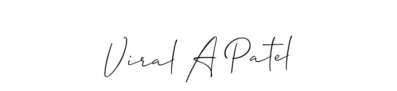 Make a short Viral A Patel signature style. Manage your documents anywhere anytime using Allison_Script. Create and add eSignatures, submit forms, share and send files easily. Viral A Patel signature style 2 images and pictures png
