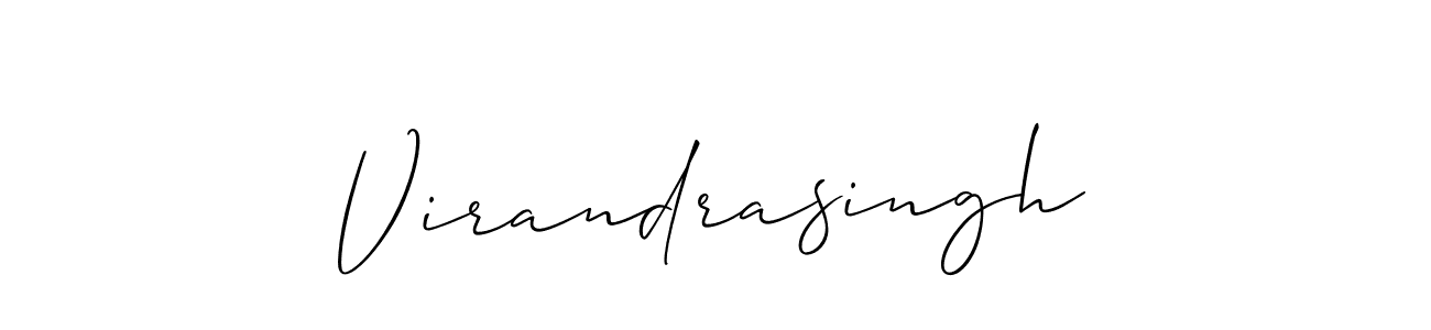 Design your own signature with our free online signature maker. With this signature software, you can create a handwritten (Allison_Script) signature for name Virandrasingh. Virandrasingh signature style 2 images and pictures png