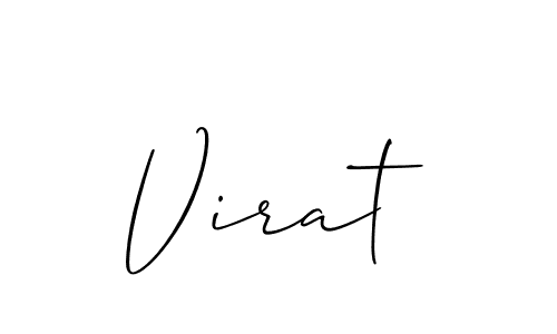 Virat stylish signature style. Best Handwritten Sign (Allison_Script) for my name. Handwritten Signature Collection Ideas for my name Virat. Virat signature style 2 images and pictures png