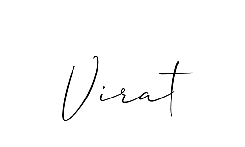 Virat stylish signature style. Best Handwritten Sign (Allison_Script) for my name. Handwritten Signature Collection Ideas for my name Virat. Virat signature style 2 images and pictures png