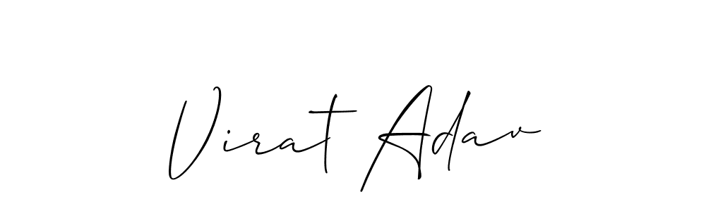 Here are the top 10 professional signature styles for the name Virat Adav. These are the best autograph styles you can use for your name. Virat Adav signature style 2 images and pictures png