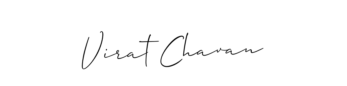 Also we have Virat Chavan name is the best signature style. Create professional handwritten signature collection using Allison_Script autograph style. Virat Chavan signature style 2 images and pictures png