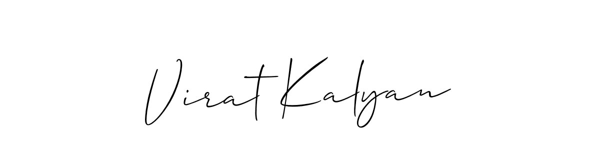 Make a beautiful signature design for name Virat Kalyan. Use this online signature maker to create a handwritten signature for free. Virat Kalyan signature style 2 images and pictures png