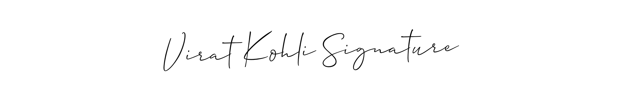 Also we have Virat Kohli Signature name is the best signature style. Create professional handwritten signature collection using Allison_Script autograph style. Virat Kohli Signature signature style 2 images and pictures png