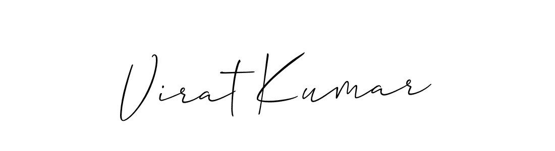 Also You can easily find your signature by using the search form. We will create Virat Kumar name handwritten signature images for you free of cost using Allison_Script sign style. Virat Kumar signature style 2 images and pictures png