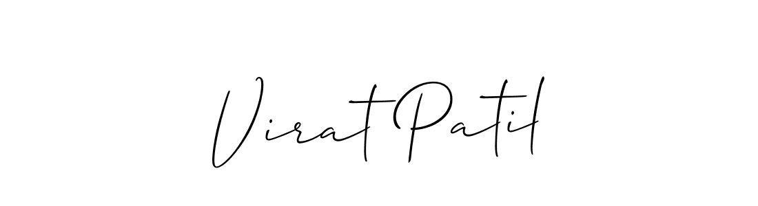 Similarly Allison_Script is the best handwritten signature design. Signature creator online .You can use it as an online autograph creator for name Virat Patil. Virat Patil signature style 2 images and pictures png