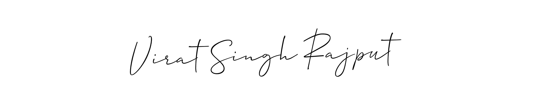 Make a short Virat Singh Rajput signature style. Manage your documents anywhere anytime using Allison_Script. Create and add eSignatures, submit forms, share and send files easily. Virat Singh Rajput signature style 2 images and pictures png