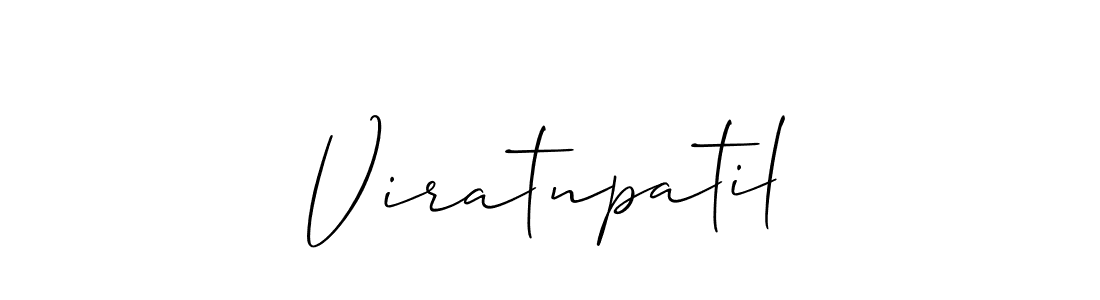 It looks lik you need a new signature style for name Viratnpatil. Design unique handwritten (Allison_Script) signature with our free signature maker in just a few clicks. Viratnpatil signature style 2 images and pictures png