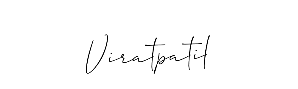 Also we have Viratpatil name is the best signature style. Create professional handwritten signature collection using Allison_Script autograph style. Viratpatil signature style 2 images and pictures png