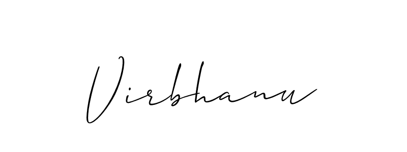 Best and Professional Signature Style for Virbhanu. Allison_Script Best Signature Style Collection. Virbhanu signature style 2 images and pictures png