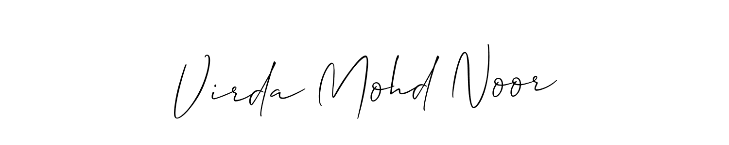 Here are the top 10 professional signature styles for the name Virda Mohd Noor. These are the best autograph styles you can use for your name. Virda Mohd Noor signature style 2 images and pictures png