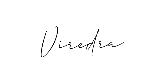 Viredra stylish signature style. Best Handwritten Sign (Allison_Script) for my name. Handwritten Signature Collection Ideas for my name Viredra. Viredra signature style 2 images and pictures png