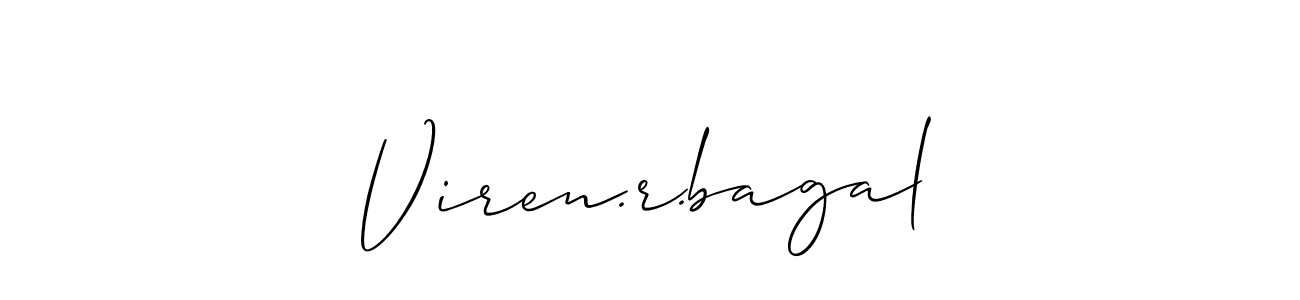 You can use this online signature creator to create a handwritten signature for the name Viren.r.bagal. This is the best online autograph maker. Viren.r.bagal signature style 2 images and pictures png
