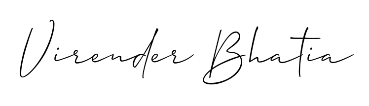 Best and Professional Signature Style for Virender Bhatia. Allison_Script Best Signature Style Collection. Virender Bhatia signature style 2 images and pictures png