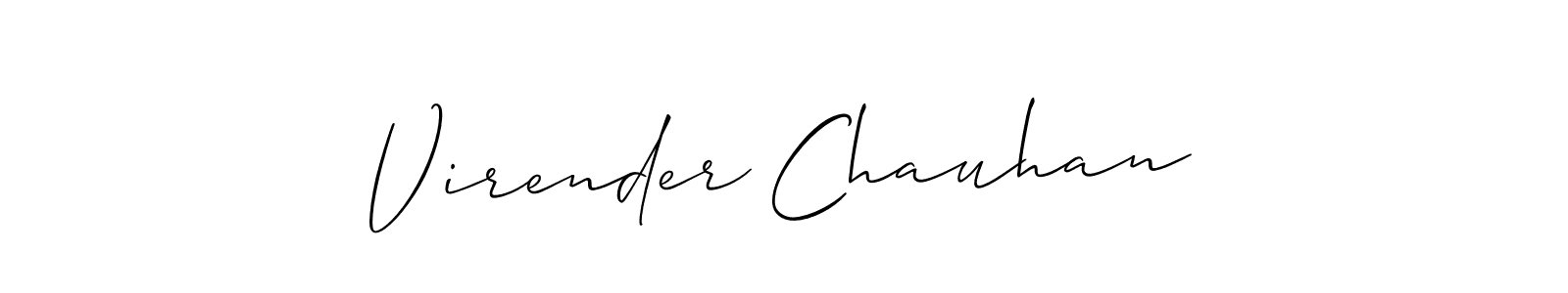 Similarly Allison_Script is the best handwritten signature design. Signature creator online .You can use it as an online autograph creator for name Virender Chauhan. Virender Chauhan signature style 2 images and pictures png