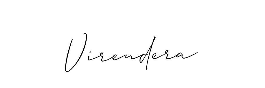 How to Draw Virendera signature style? Allison_Script is a latest design signature styles for name Virendera. Virendera signature style 2 images and pictures png