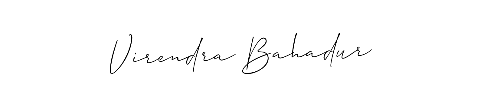 Make a beautiful signature design for name Virendra Bahadur. Use this online signature maker to create a handwritten signature for free. Virendra Bahadur signature style 2 images and pictures png