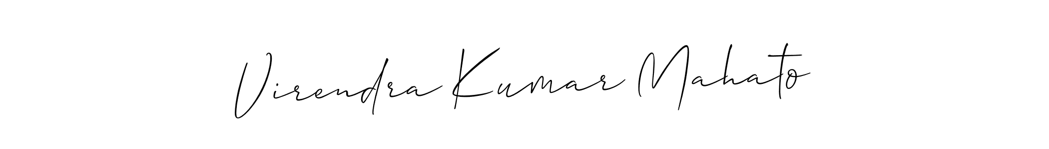 Best and Professional Signature Style for Virendra Kumar Mahato. Allison_Script Best Signature Style Collection. Virendra Kumar Mahato signature style 2 images and pictures png
